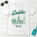 Dublin Ireland Line Art T-Shirt