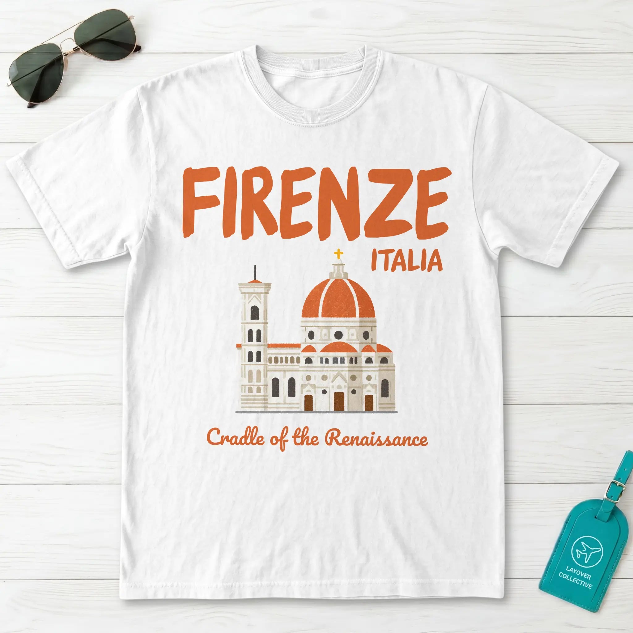 Firenze Italia Duomo Cradle of the Renaissance Florence Graphic T-Shirt