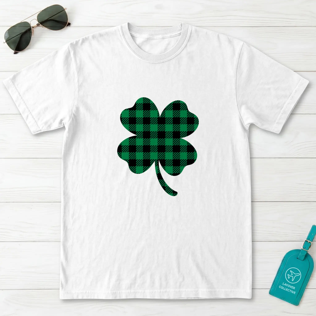 Buffalo Plaid Shamrock T-Shirt