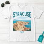Syracuse Italy Vintage Travel Poster T-Shirt