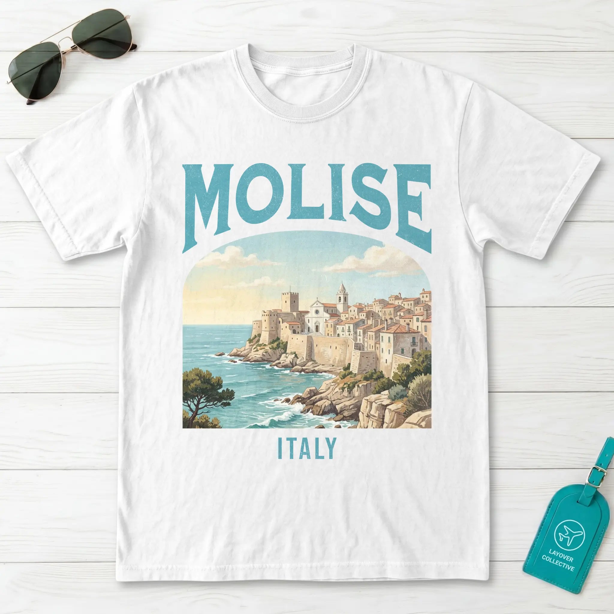 Molise Italy Vintage Travel Poster T-Shirt