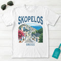 Skopelos Greece Vintage Travel Poster T-Shirt