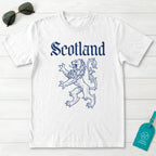 Scotland Lion Rampant Gothic Script T-Shirt