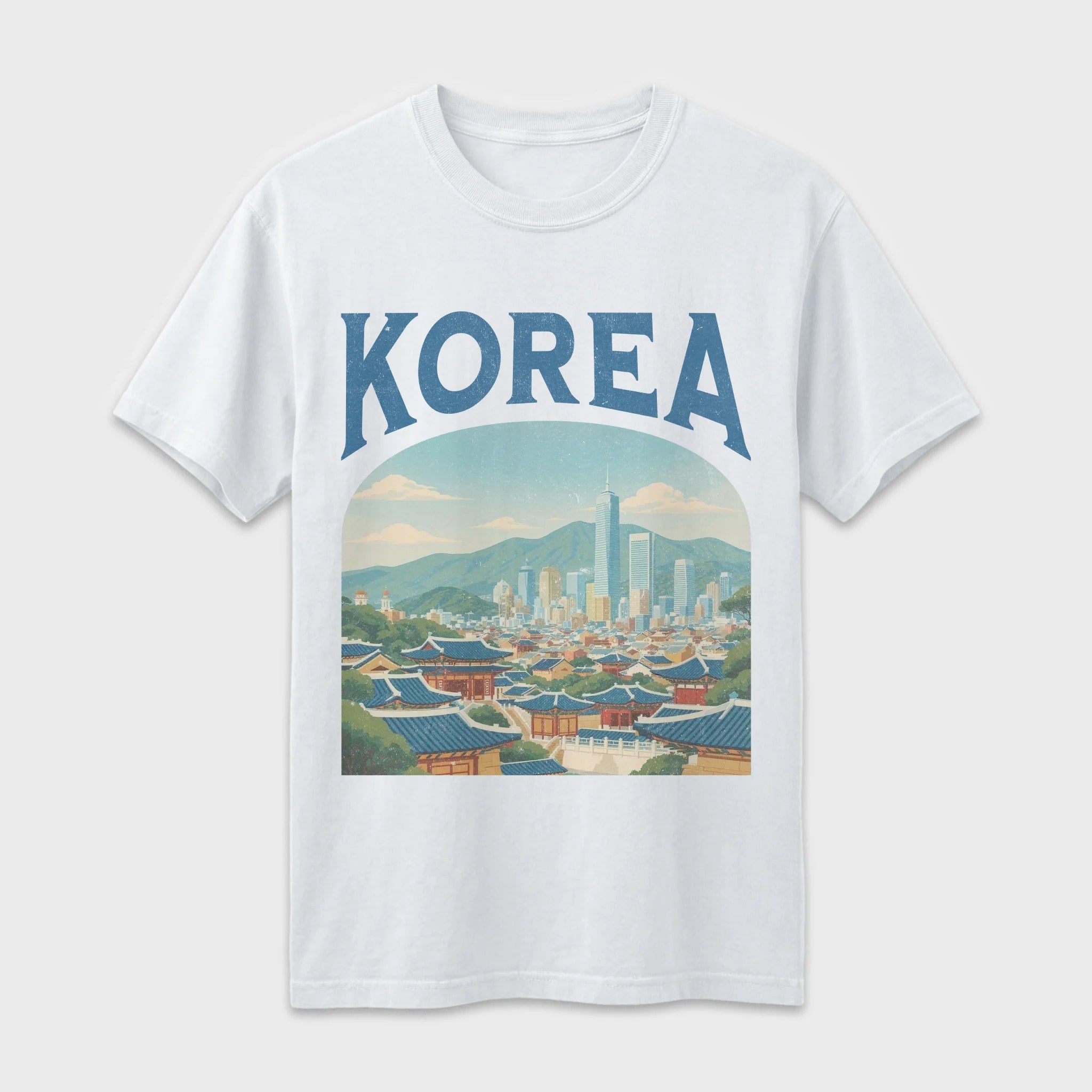 Korea Vintage Travel Poster T-Shirt