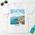 Skiathos Greece Vintage Travel Poster T-Shirt