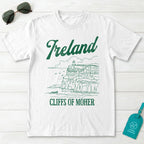 Ireland Cliffs of Moher Line Art T-Shirt