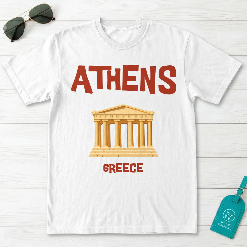 Athens Greece Parthenon Acropolis Graphic T-Shirt