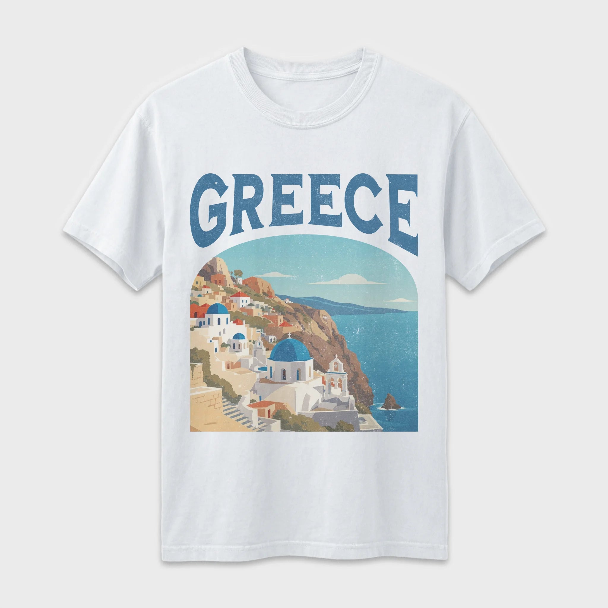 Greece Vintage Travel Poster T-Shirt