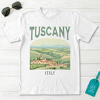 Tuscany Italy Vintage Travel Poster T-Shirt