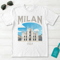 Milan Italy Vintage Travel Poster T-Shirt