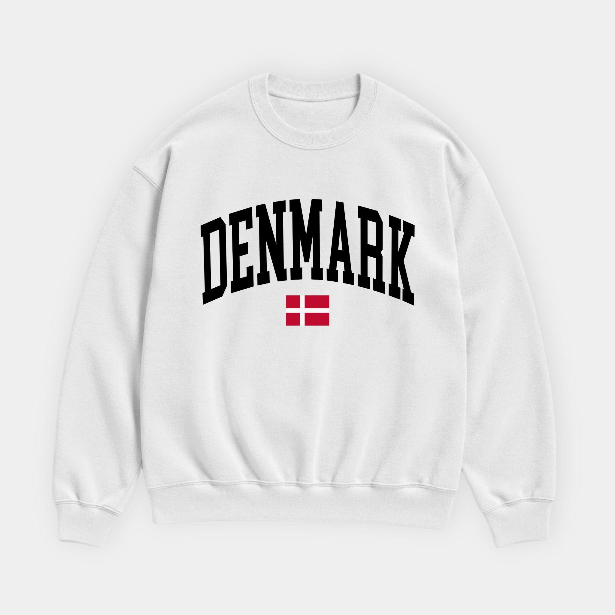 Denmark Collegiate Flag Sweatshirt