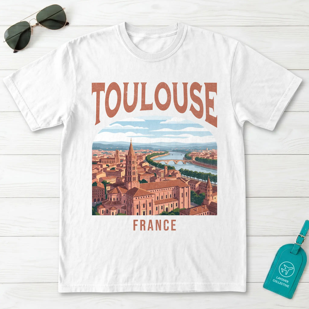 Toulouse France Vintage Travel Poster T-Shirt
