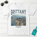 Brittany France Vintage Travel Poster T-Shirt