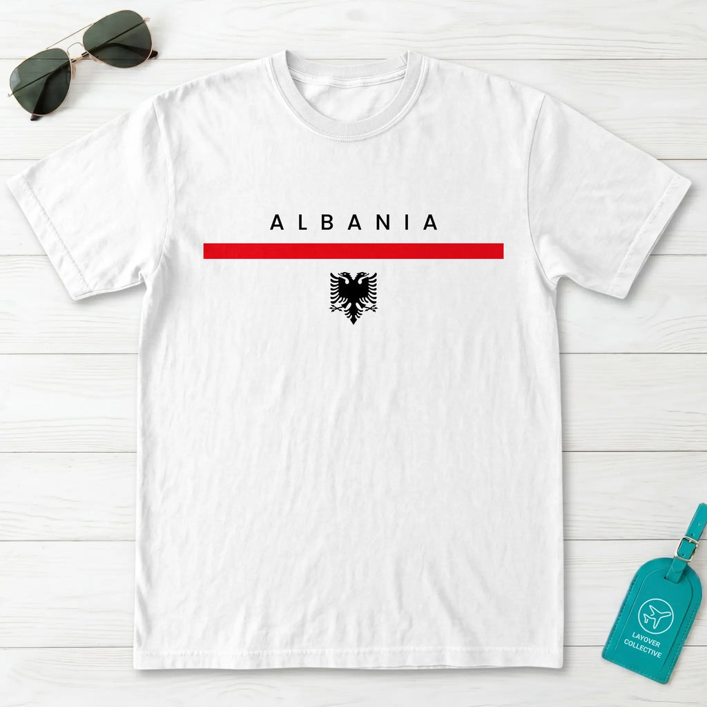 Albania Flagline T-Shirt