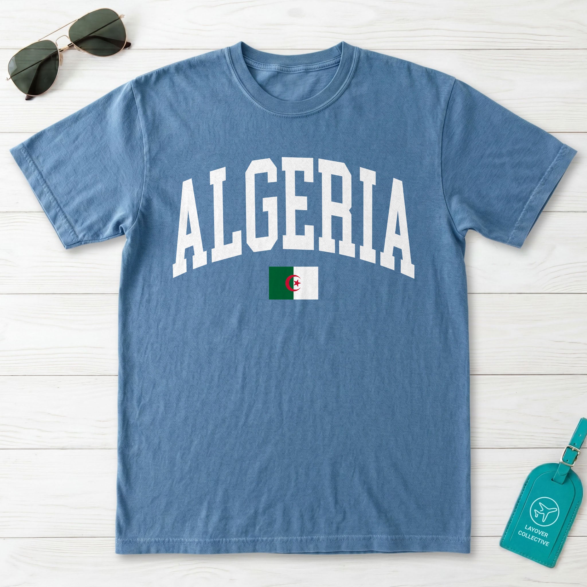 Algeria Collegiate Flag T-Shirt