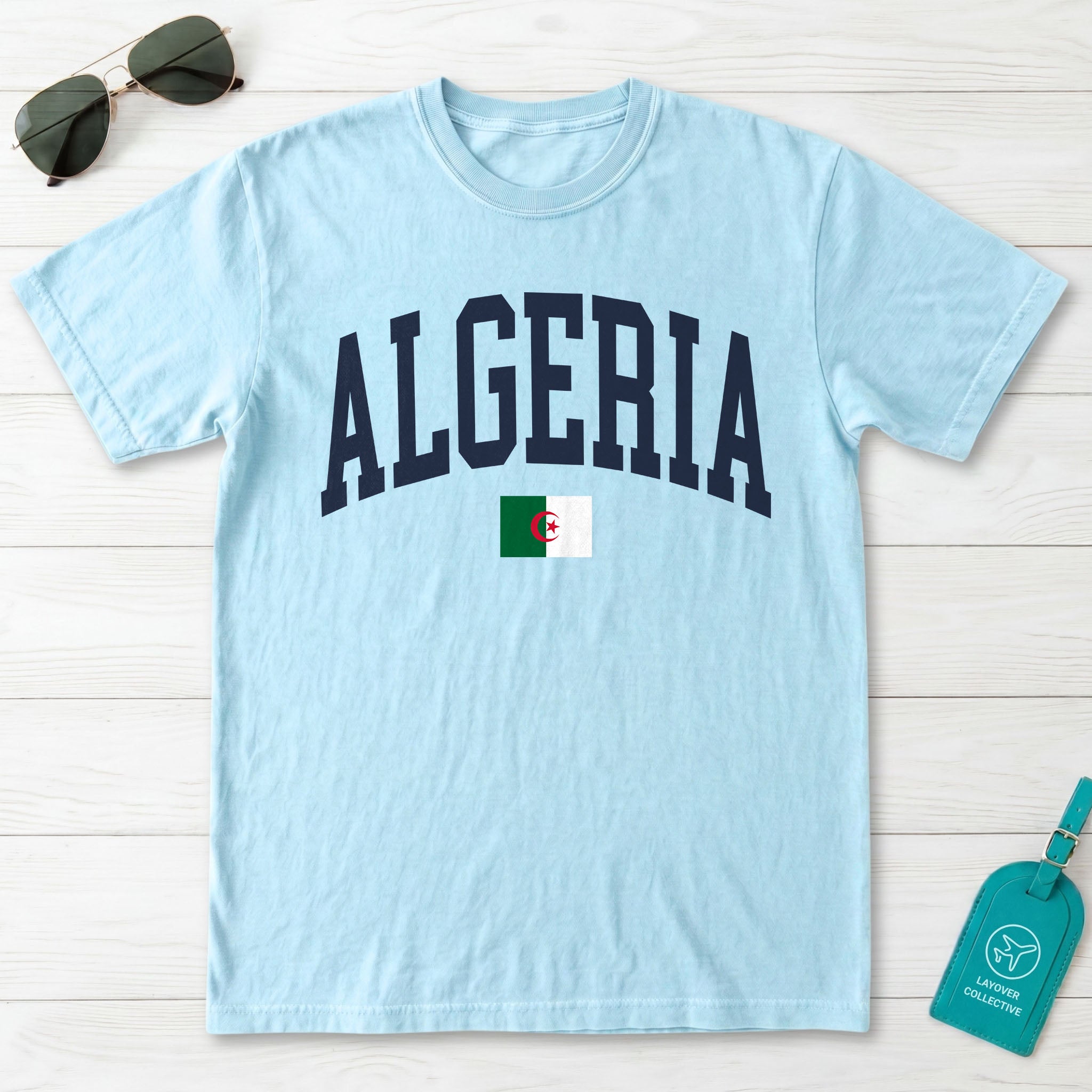 Algeria Collegiate Flag T-Shirt