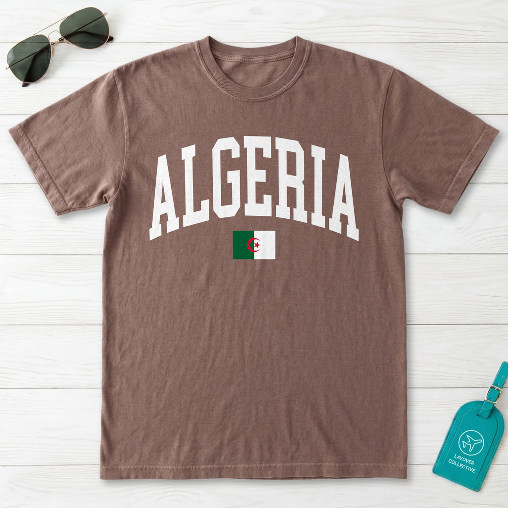 Algeria Collegiate Flag T-Shirt