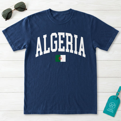 Algeria Collegiate Flag T-Shirt