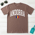 Andorra Collegiate Flag T-Shirt