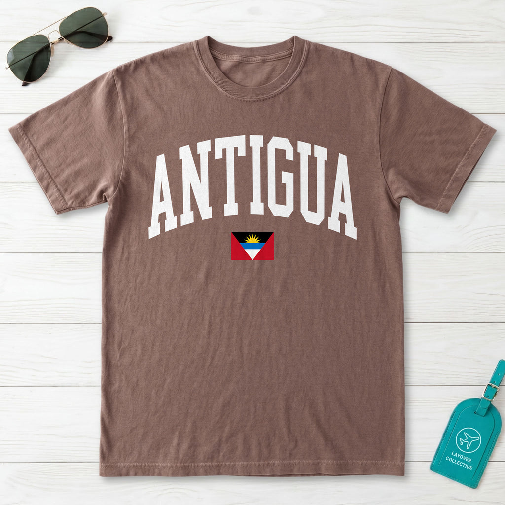 Antigua Collegiate Flag T-Shirt