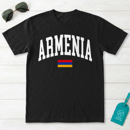 Armenia Collegiate Flag T-Shirt