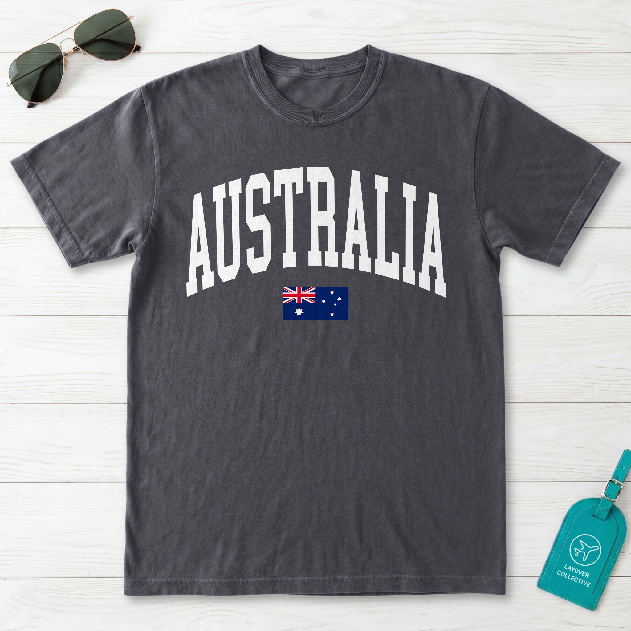 Australia Collegiate Flag T-Shirt