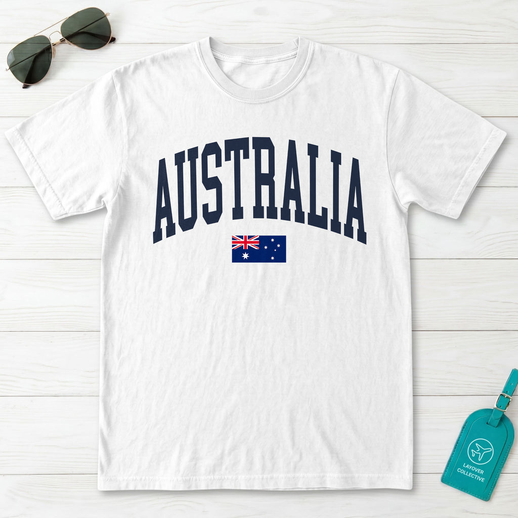 Australia Collegiate Flag T-Shirt