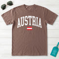 Austria Collegiate Flag T-Shirt