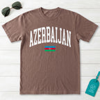Azerbaijan Collegiate Flag T-Shirt