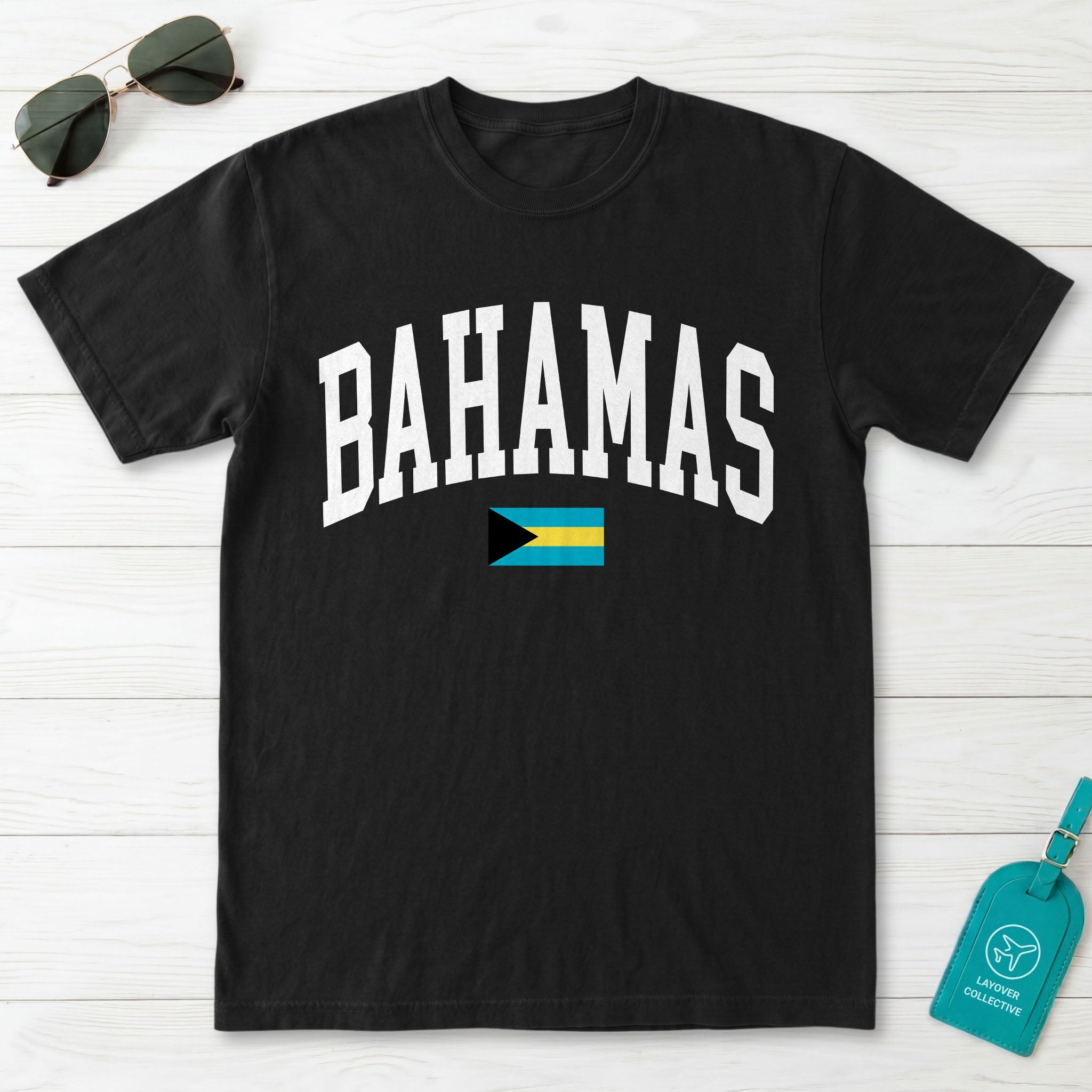Bahamas Collegiate Flag T-Shirt