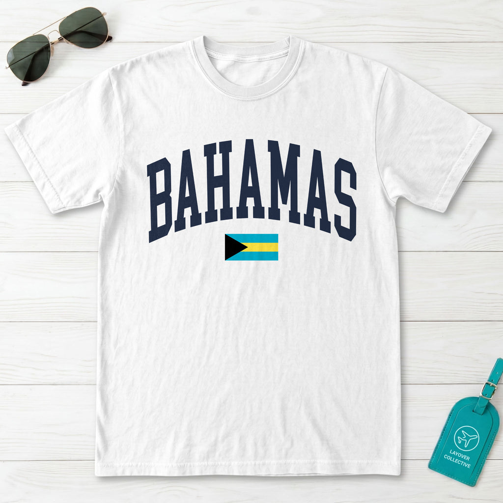 Bahamas Collegiate Flag T-Shirt