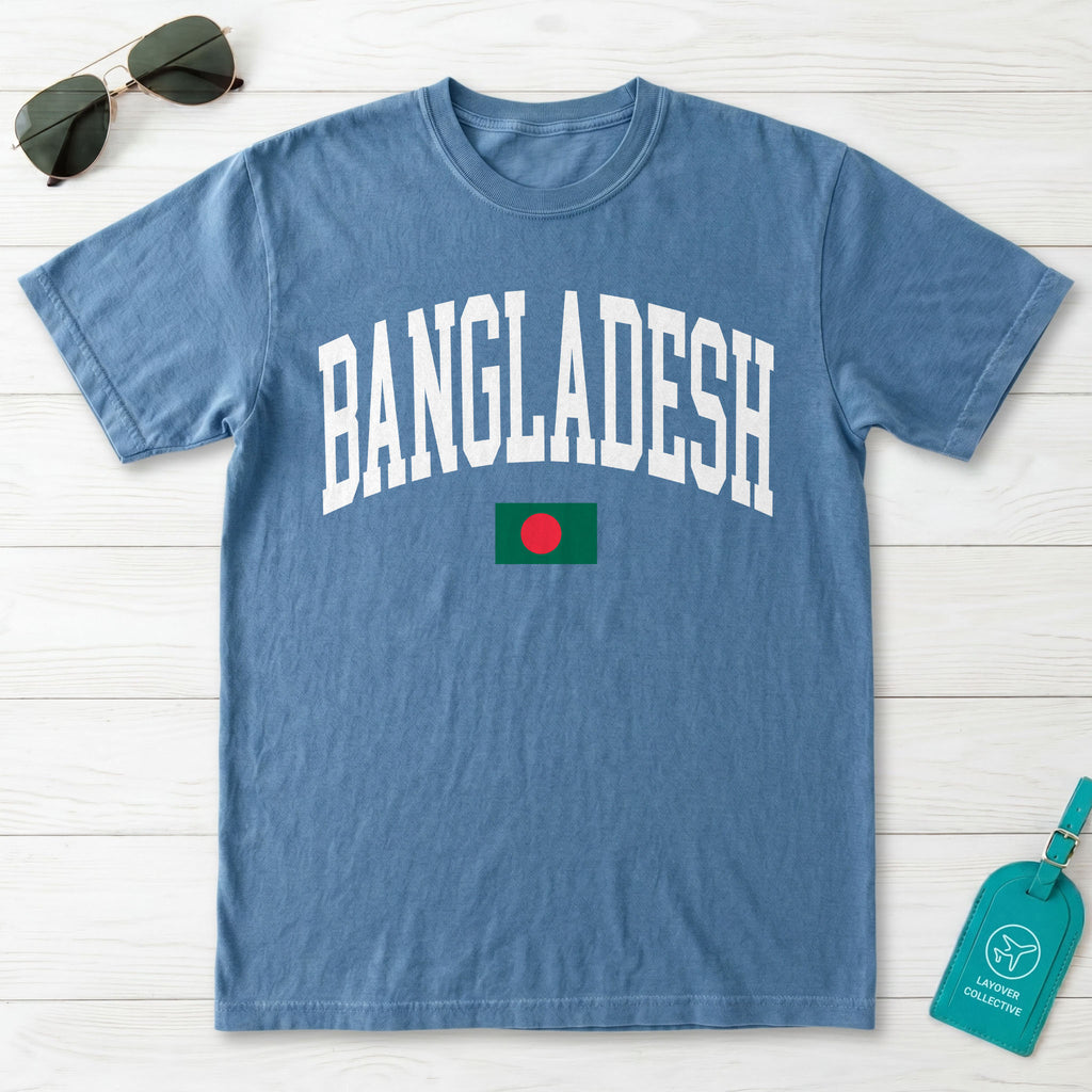 Bangladesh Collegiate Flag T-Shirt