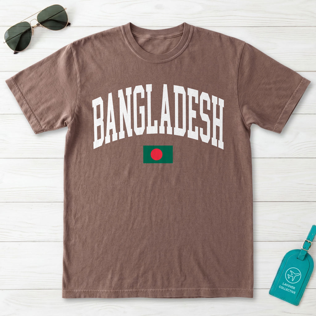 Bangladesh Collegiate Flag T-Shirt