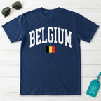Belgium Collegiate Flag T-Shirt