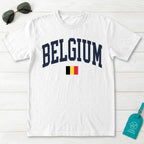 Belgium Collegiate Flag T-Shirt