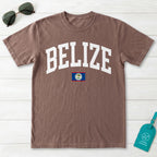 Belize Collegiate Flag T-Shirt