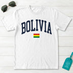 Bolivia Collegiate Flag T-Shirt
