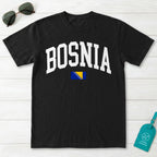 Bosnia Collegiate Flag T-Shirt