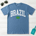 Brazil Collegiate Flag T-Shirt