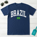 Brazil Collegiate Flag T-Shirt