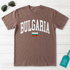 Bulgaria Collegiate Flag T-Shirt