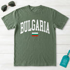 Bulgaria Collegiate Flag T-Shirt