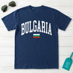 Bulgaria Collegiate Flag T-Shirt