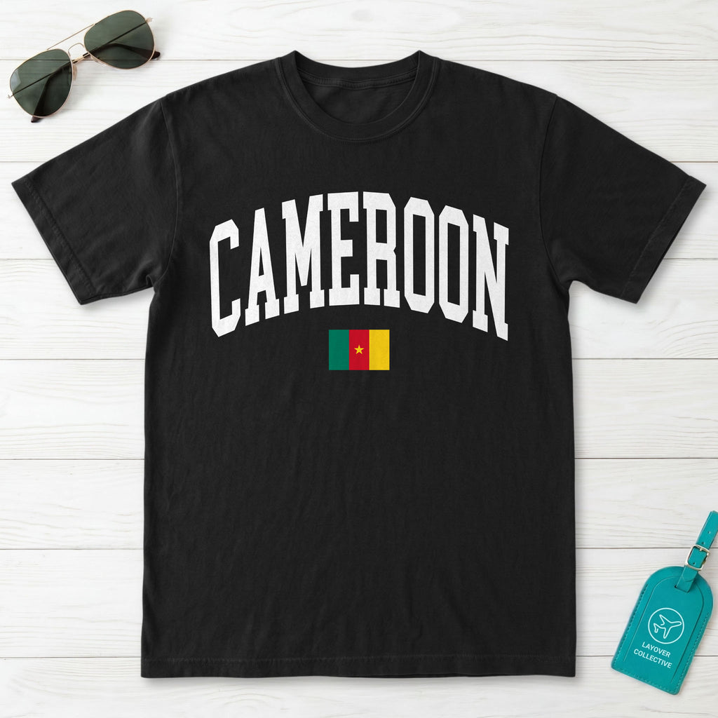 Cameroon Collegiate Flag T-Shirt