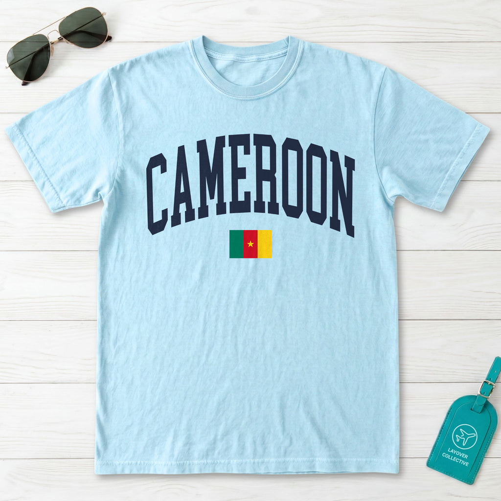 Cameroon Collegiate Flag T-Shirt