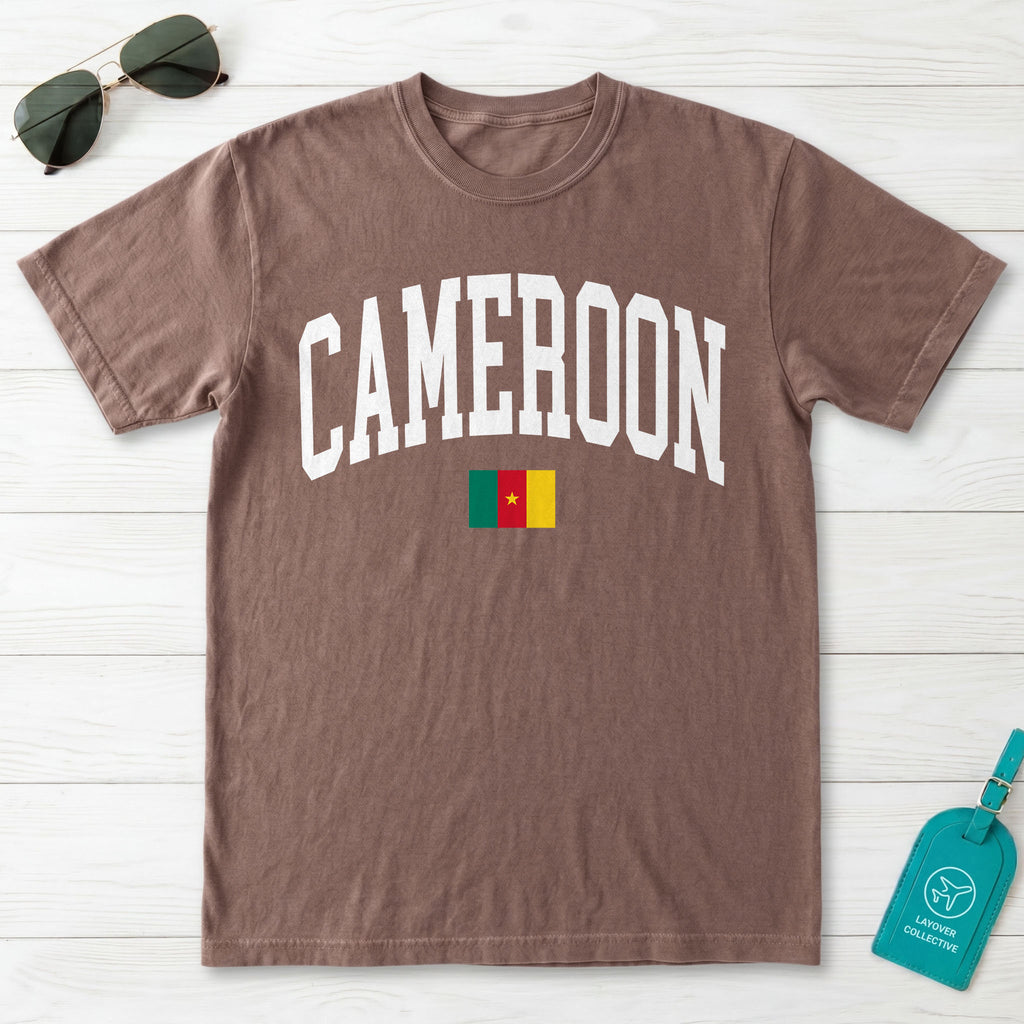 Cameroon Collegiate Flag T-Shirt