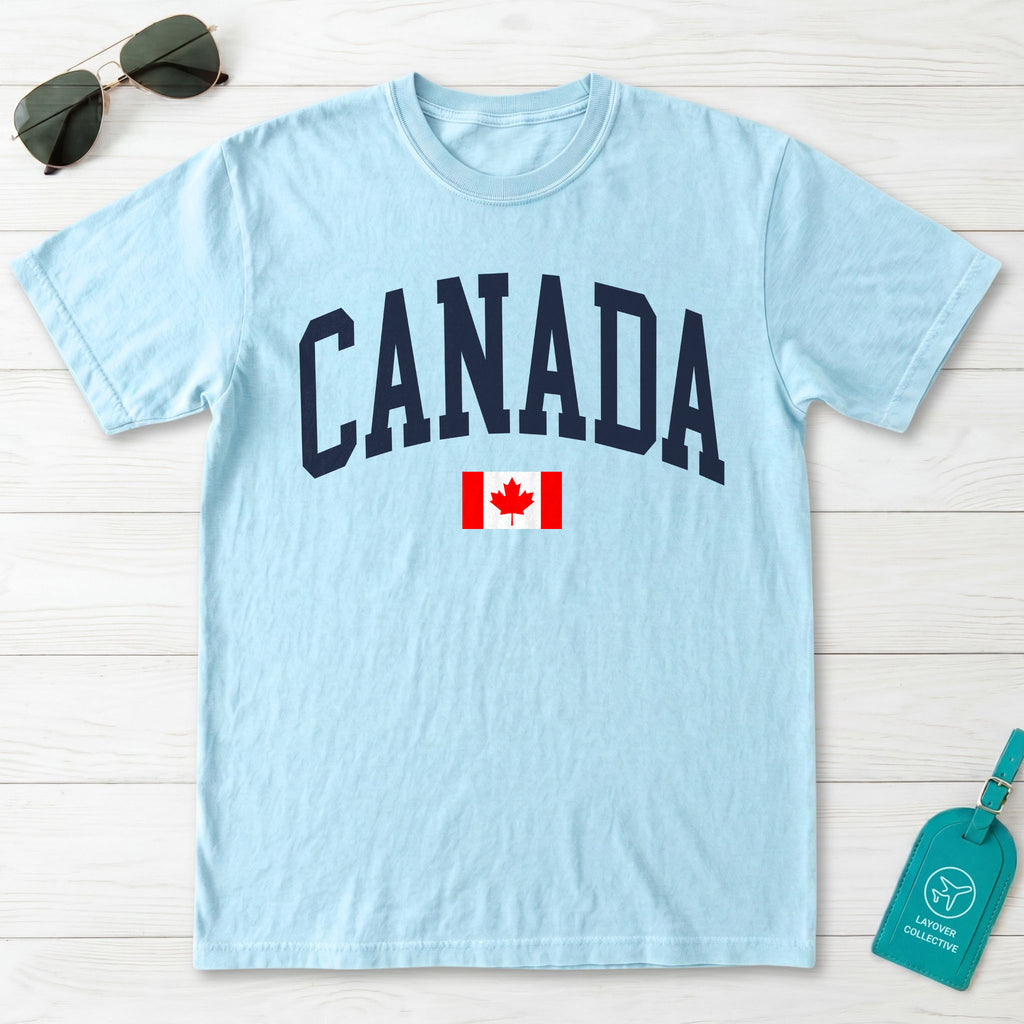 Canada Collegiate Flag T-Shirt