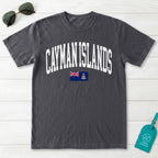 Cayman Islands Collegiate Flag T-Shirt