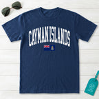 Cayman Islands Collegiate Flag T-Shirt