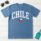 Chile Collegiate Flag T-Shirt
